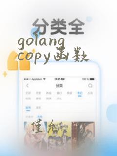 golang copy函数