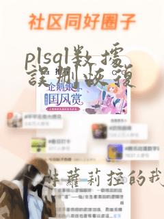 plsql数据误删恢复