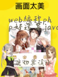 web编程php好还是java好