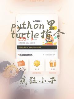 python里turtle指令