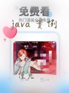 java 实例
