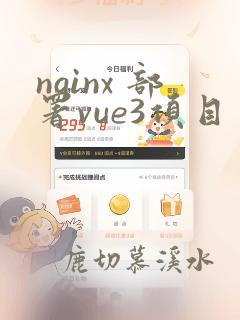 nginx 部署vue3项目