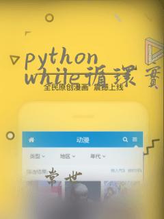python while循环实例