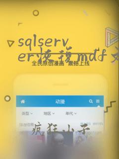 sqlserver恢复mdf文件