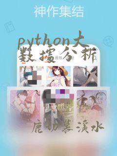 python大数据分析