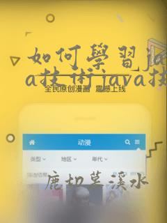 如何学习java技术java技术