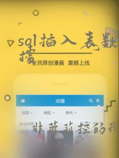 sql插入表数据