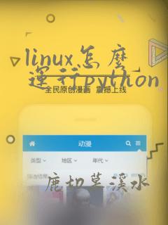 linux怎么运行python