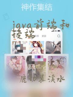java前端和后端