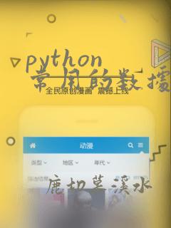 python 常用的数据结构