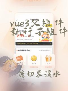 vue3父组件执行子组件方法