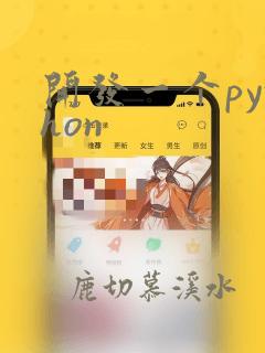 开发一个python
