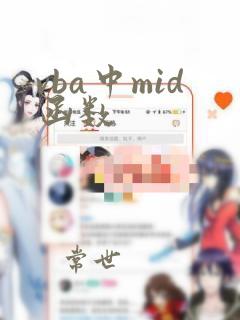 vba中mid函数