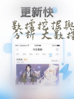 数据挖掘与数据分析 大数据