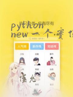 python new一个实例
