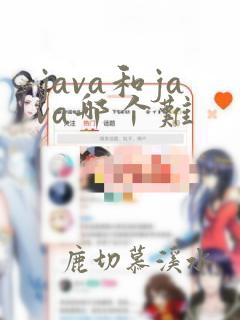 java和java哪个难