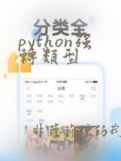 python强转类型