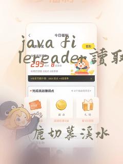 java filereader读取文件