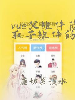 vue父组件获取子组件的数据