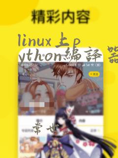 linux上python编译器