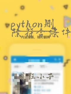 python删除符合条件的行