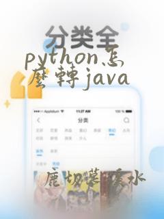 python怎么转java