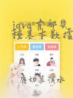 java有哪几种基本数据类型