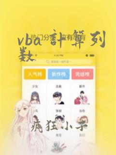 vba 计算列数