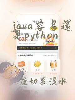 java容易还是python
