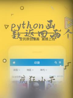 python函数返回两个参数