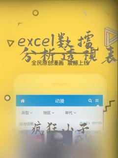 excel数据分析透视表