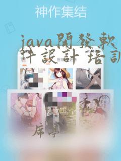 java开发软件设计 培训