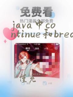 java中continue和break