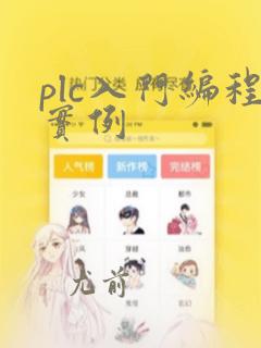 plc入门编程实例