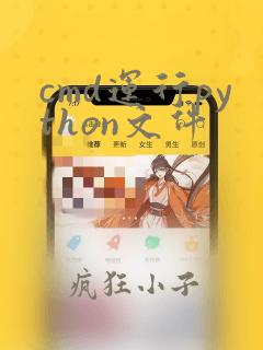 cmd运行python文件