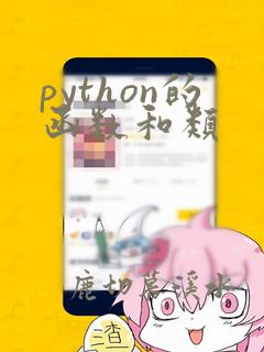 python的函数和类