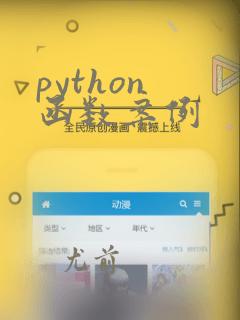 python 函数案例