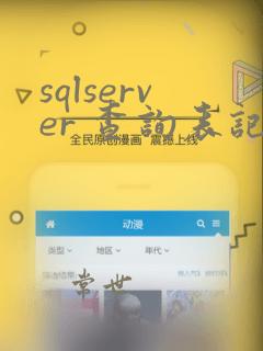 sqlserver 查询表记录数