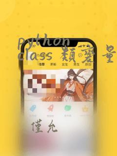 python class 类变量