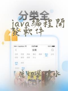 java编程开发软件