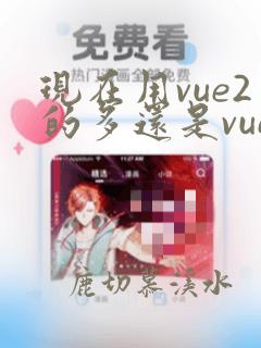 现在用vue2的多还是vue3的多