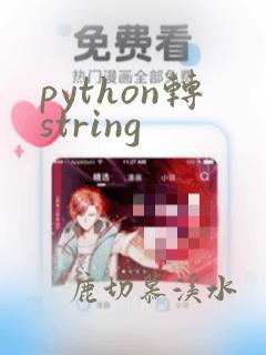 python转string