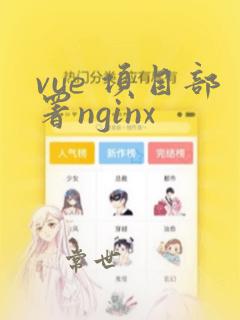 vue 项目部署nginx