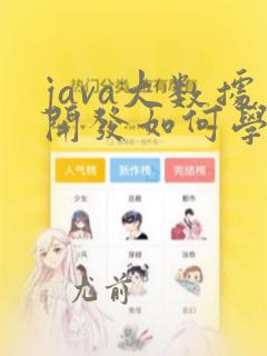 java大数据开发如何学习