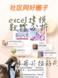 excel建模数据分析