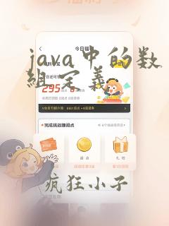 java中的数组定义