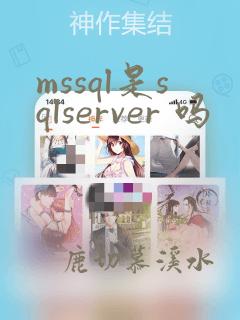mssql是sqlserver 吗