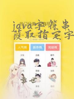 java字符串获取指定字符位置