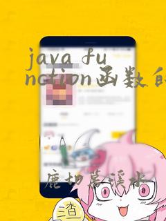 java function函数的用法