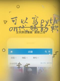 可以写python代码的软件